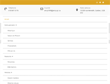 Tablet Screenshot of ancq.qc.ca